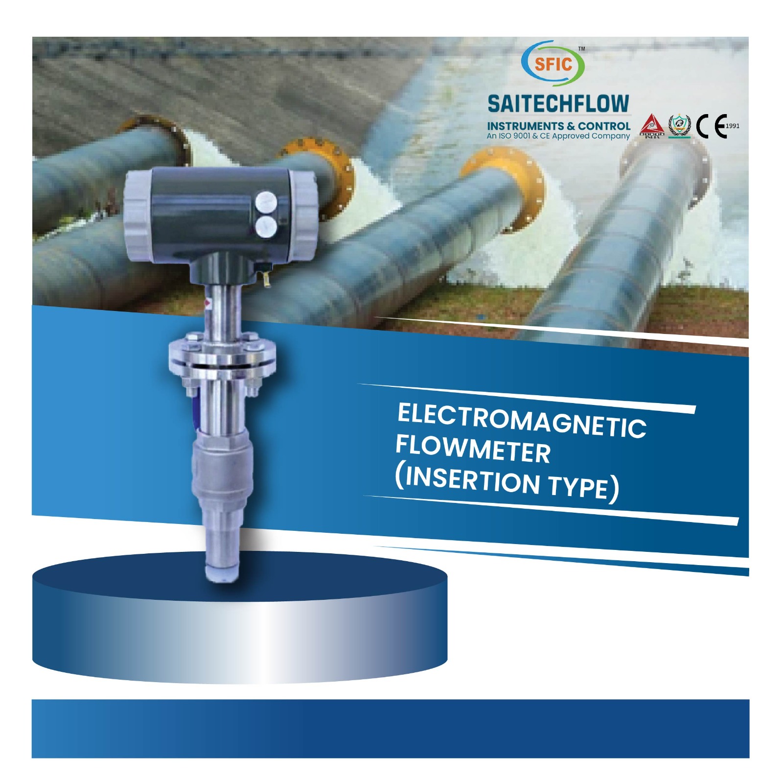 ELECTROMAGNETIC FLOW METER (INSERTION TYPE)